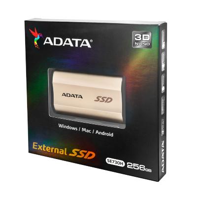 China External Solid State SSD Adata SE730 Drives 256G 512G USB 3.2 Gen 2 And Type C Interface for sale