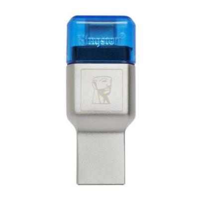 China Kingston ML3C Dual Interface MicroSD Reader Type-C@Type A Plastic Ports for sale