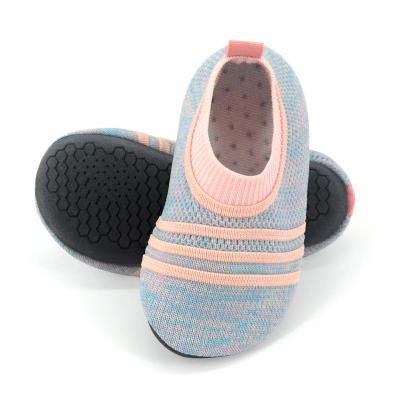 China Anti-Smell Kids Toddler Slipper Socks With Rubber Unique Non-slip Breathable Bedroom Slippers Shoes For Boys Girls for sale