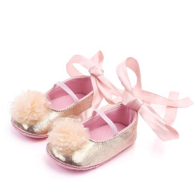 China Newborn baby flat white satin made cute baby elegant shoes fashion set dress fashion trend with shoe MARY JANE FLATS patchwork for sale