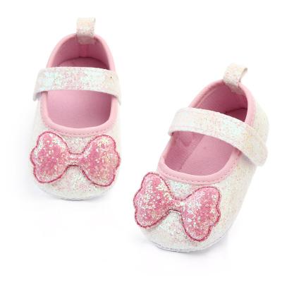 China Fashion Trend Baby Walkers First Elegant Flower Baby Shoes Newborn Toddler Soft Princess Party Shoes Infant for sale