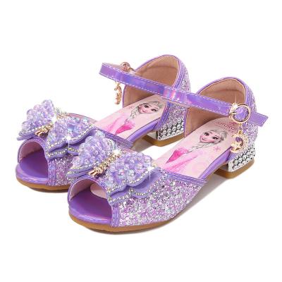 China Shiny Toddler Girl Sandals Princess Shoes Kids Summer Shoes Girls Sandals and Fashion Trend Fancy Children Girl Shoes for sale