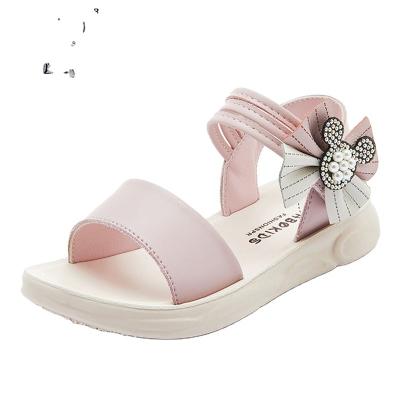 China New Design Fancy 2018 Summer Summer ARCH SUPPORT Kids Cute Sandals Girl Soft Peep-Toe Soft Bottom Sequined Sandals for sale