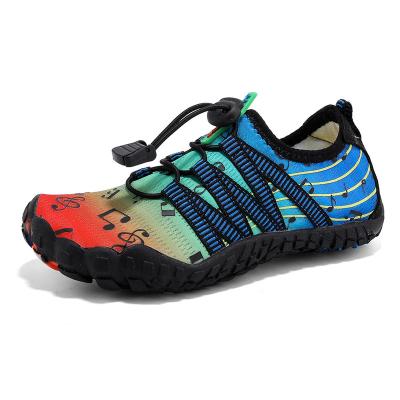 China Unisex High Quality Summer Soft Unique Outdoor Sports Beach Print Children's Water Shoes for sale