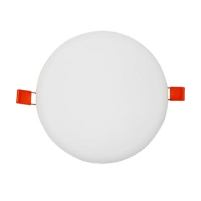 China Zhongshan Factory Residential Competitive Price 75mm Ultra Thin White Round Square Shape Frameless 6w LED Panel Light for sale