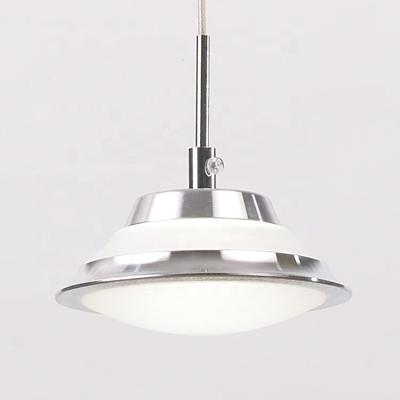 China 1 3 Island Commercial Pendant Light Kitchen 5AM 5W 25w Bedroom Fancy Decorative Ceiling UFO Flying Saucer Chrome LED Chandeliers for sale