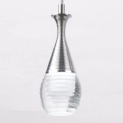 China Suface Mounted 5 Lamp Holders 220 Volt 28007000k Glass Bottle Shape 5w 10w 15w 25w Modern Pendant Light LED Chandeliers for sale