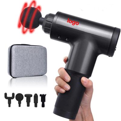 China Electric Cordless Passionate Percussion Gun Muscle Massager Custom Body Impact Gun with Portable Bag for sale