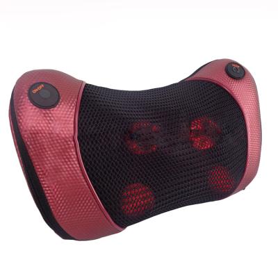 China Head Body Shoulder Body Neck Shiatsu Massage Pillow With Heating for sale