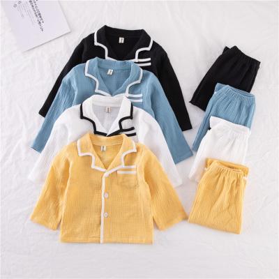 China 2021 Spring Fashion Casual Wholesale Kids Home Wear Long Sleeve Pajamas Suit for sale