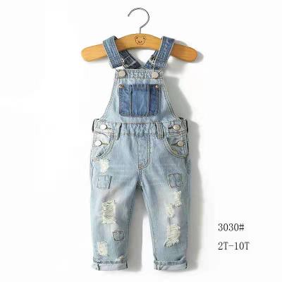 China New Design Plus Size Kids Pants For Boys And Girls Denim Pants Kids Rompers Lattice Pants for sale