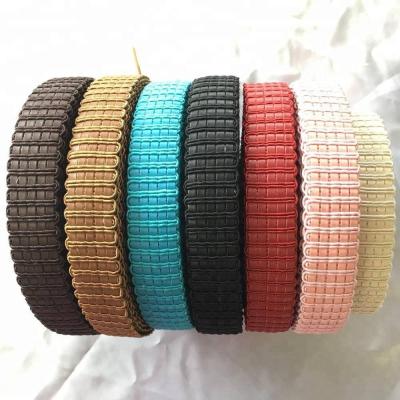 China Viable color webbing strap for lady sandal upper for sale