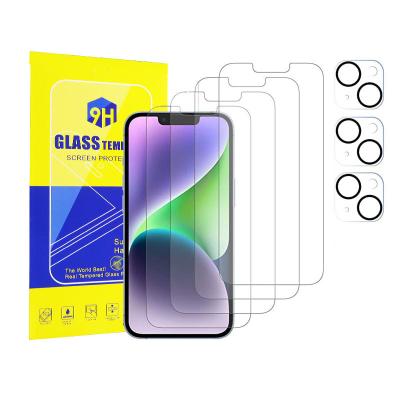 China Easy Install 3 Packs For iPhone 12 13 Pro Max Screen Protector Tempered Glass 0.3mm Glass Screen Protector For iPhone 14 13 12 xs xr mini for sale