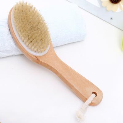 China All Natural Luma Wooden Skin Brush Best Achievement Healthy Skin Exfoliating Brushing Body Dry Brush for sale