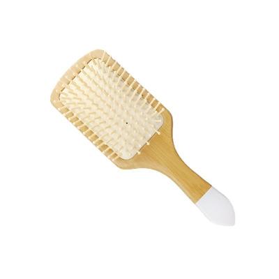 China Luma Paddle Air Disposable Hot Bamboo Wooden Hair Brushes With Male Logo Design Your Own Hair Brush Dryer Brush In Bulk Hair For Short Long for sale