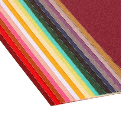 China 230gsm Glitter Shimmer Multicolor Handmade Paper Wrap Card Paper For Handmade Crafts for sale