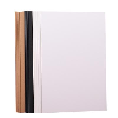 China Customized Hard 1-3mm Laminated Sides Smooth Double Thickness White Paper Board Anti-Curl for sale