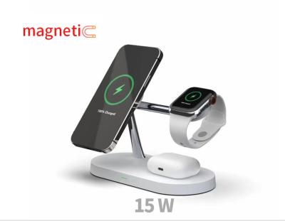 China For iphone12 Series Magnetic Mobile Phones Dropshipping 4 in 1 Desk Lamp Wireless Charger Station Wireless Charging For Iphone Fast Wireless Magnetic Charger for sale