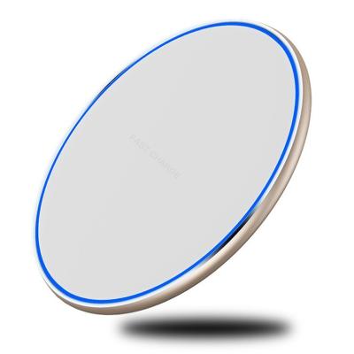 China Mobile Phone Qi-enabled Wireless Charger 10W Wireless Charger Universal Phones/Headphones Qi Standards Pad for sale