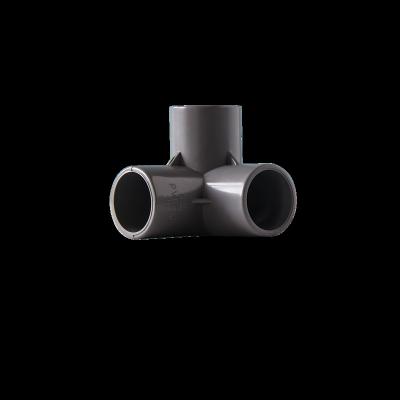 China Water Supply All Types Of PVC Fittings Pipes Names Durable 3 Way 4 Way 5 Way Three Dimensional Elbows for sale