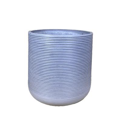 China Home Decoration Flower Pot High Quality Modern Style Round Imitation Porcelain Flower Pot Plastic Planter For Home Decor for sale