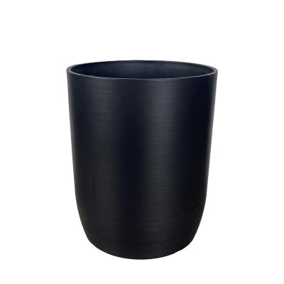 China Imitation Porcelain Home Bucket Household Pot Flower Decoration Planters Plastic Pot for Plant and Flower Garden Decoration for sale