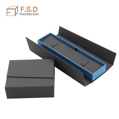 China Handmade Custom Printed Magnetic Paper Box Packaging Jewelry Box With Elegant Design for sale