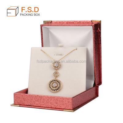 China Luxury Handmade Jewelry Ring Box Custom Made Package for sale