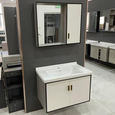 China Manufacturer Supply Stainless Steel Modern Vanity Bathroom Mirror Cabinet Vaniti Sinks Modern Luxury Furniture Design for sale