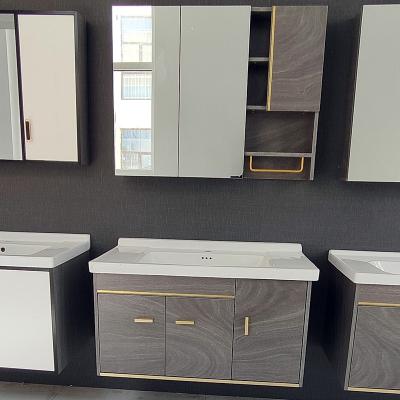 China Modern High Quality Modern Bath Room Sink Furniture Sets Bathroom Vanity Cabinet Bathroom Furniture Luxury for sale