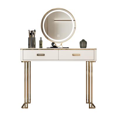 China Assembly Required Modern European Make Up Dresser Dresser With Mirror And Stool OEM for sale