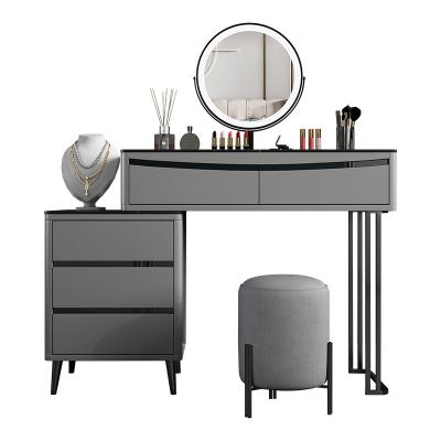 China (Size) texture adjustable Nordic light luxury simple luxury dressing table bedroom built-in wardrobe for sale