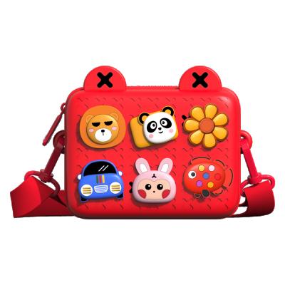 China Environmental Protection Waterproof Anti-fouling Material Cross - Body School Bag For Kids for sale