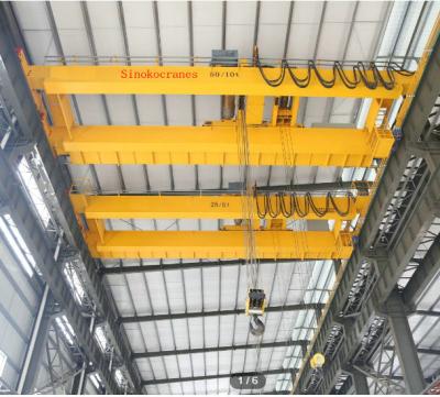 China Bridge Crane Warehouse 5 10 20 25 Ton 35ton Double Girder Bridge Overhead Crane For Sale for sale