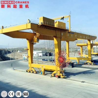 China Gantry Crane 50 Ton RMG Double Rail Container Girder Gantry Cranes With Cabin Control for sale