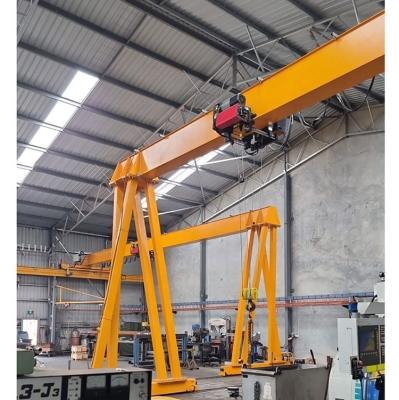 China Crane European Box Type Single Girder Semi Gantry Crane Goliath Crane Single Girder and Girder for sale