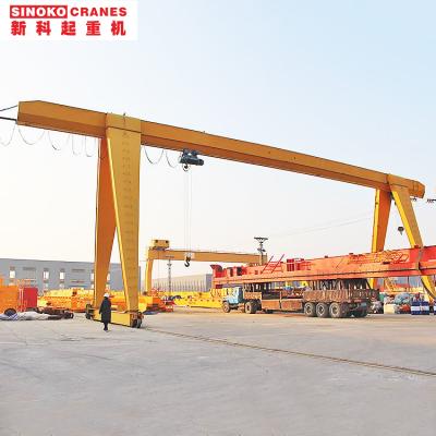 China Gantry Crane 1ton 5 10 Double Single Gantry Cantilever Crane With Electric Hoist 16 Ton Girder for sale