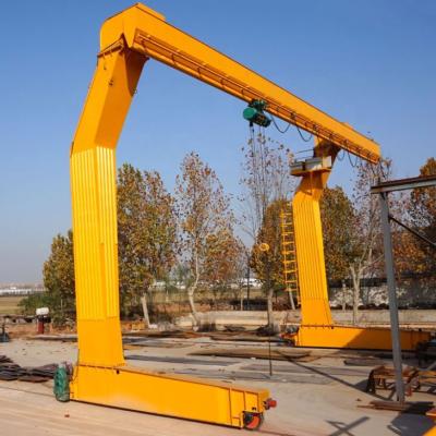 China Gantry Crane Motorized 5ton to 32ton MH Model Single Beam Walking Crane Factory Price Gantry for sale