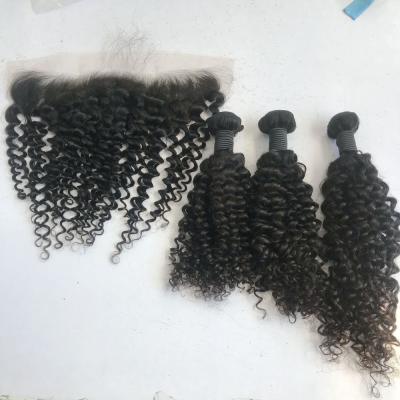 China Body Wave Bundles With Lace Headbands Grade 12a Cuticle Aligned Virgin Brazilian Hair HD Lace Headband With Bundles for sale