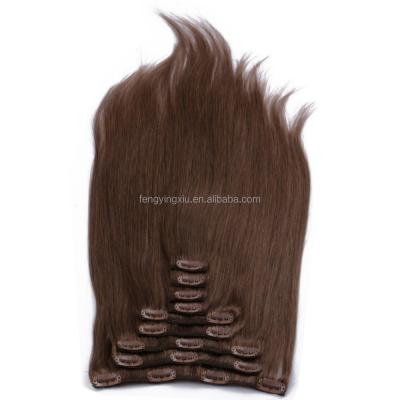 China Regular Wave Hair Extensions For Women 100% Indian Remy Hair Clip In Extension for sale