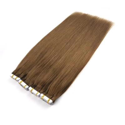 China Large Virgin Hair 100 Straight Remy Human Hair Straight Stock Top Quality PU Tape Hair Extensions for sale