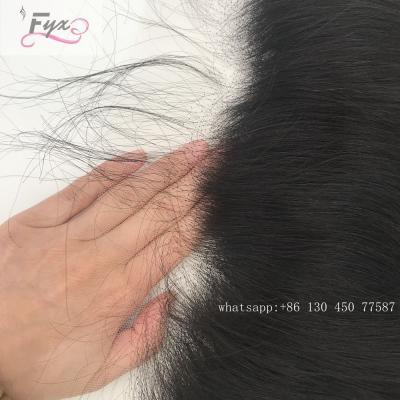 China HD silky straight wave lace frontal virgin cuticle alinged 13*6 HD virgin lace frontal movie hair HD vendors for sale