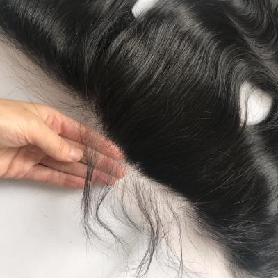 China 100% HD Straight 13*6 Virgin Lace Frontal 13*4 Cuticle Aligned Virgin Human Hair HD Lace Frontal Vendor for sale