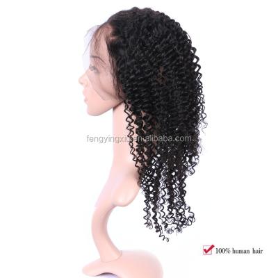 China huamn 8A Full Lace Band huamn 8A Virgin Hair Curly Kinky Curly Frontal Peruvian Lace 360 ​​Curl Frontal Closure For Qingdao Hair for sale