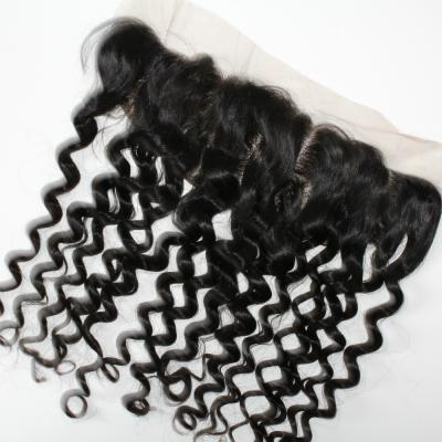 China Unprocessed 13*4 Body Wave Human Hair 100% Low Silk Closure Lace Frontal for sale