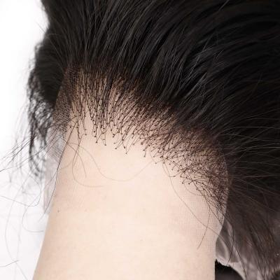 China Silky Straight Wave Virgin Cuticle Aligned Super Thin Swiss Lace Film Hair Extension 13*4 13*6 Hd Transparent Lace Headband for sale