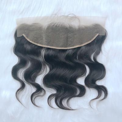 China Wholesale Hd Afro Wave Lace Frontal Cuticle Aligned Hair , Lace Frontal Closure 13x6 for sale