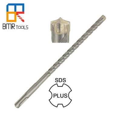 China 40Cr Milling produced SDS Plus Shank Cross Tips Hammer Drill Bit for Stone Drilling for sale