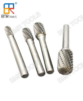 China BMR TOOLS C type Cylinder Radius End Cut tungsten carbide burrs rotary files for sale