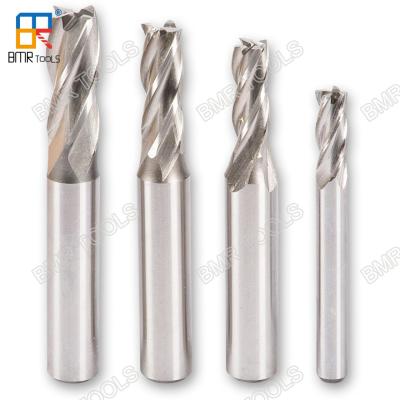 China BMR TOOLS HSS M2 4.0mm square end mill cutter 4flute DIN844 standard for metal milling for sale